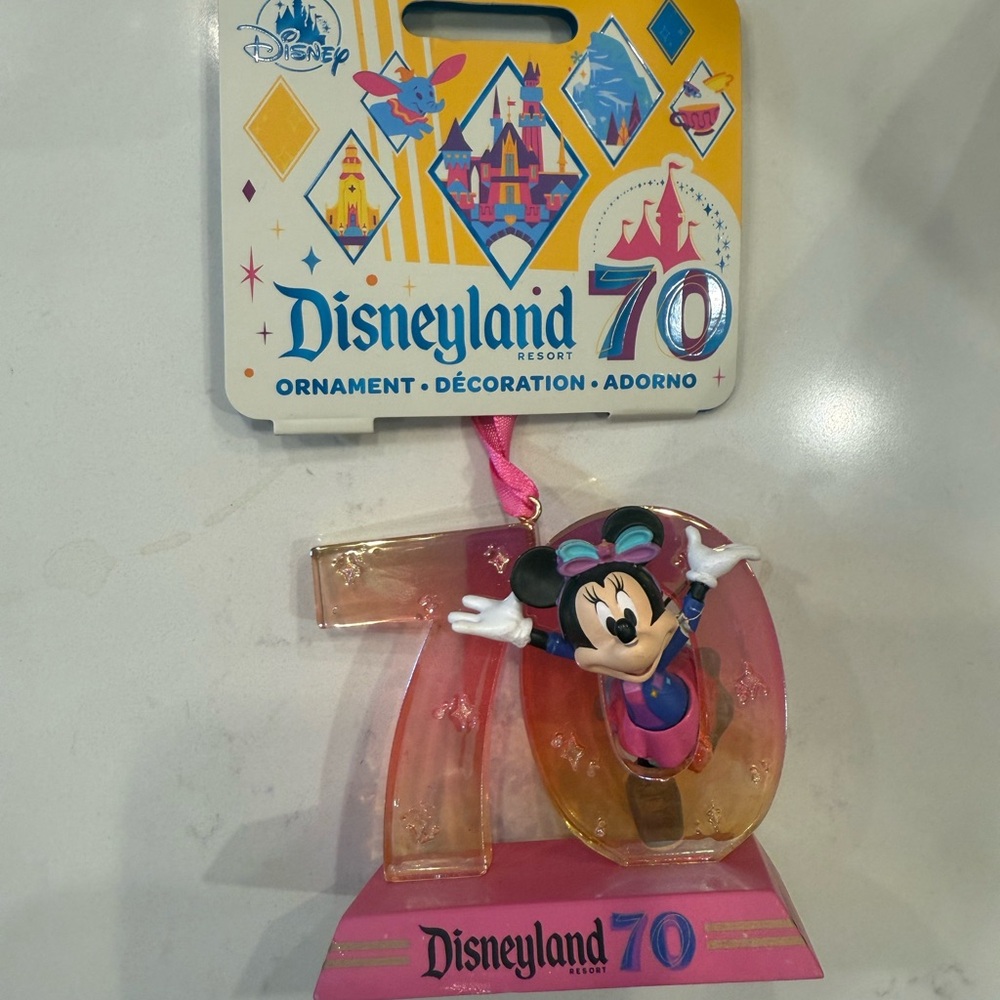 Disney Blue and Pink Ornament